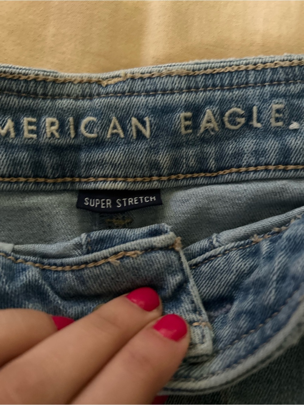American Eagle Outfitters Light Blue Super Stretch Jeggings